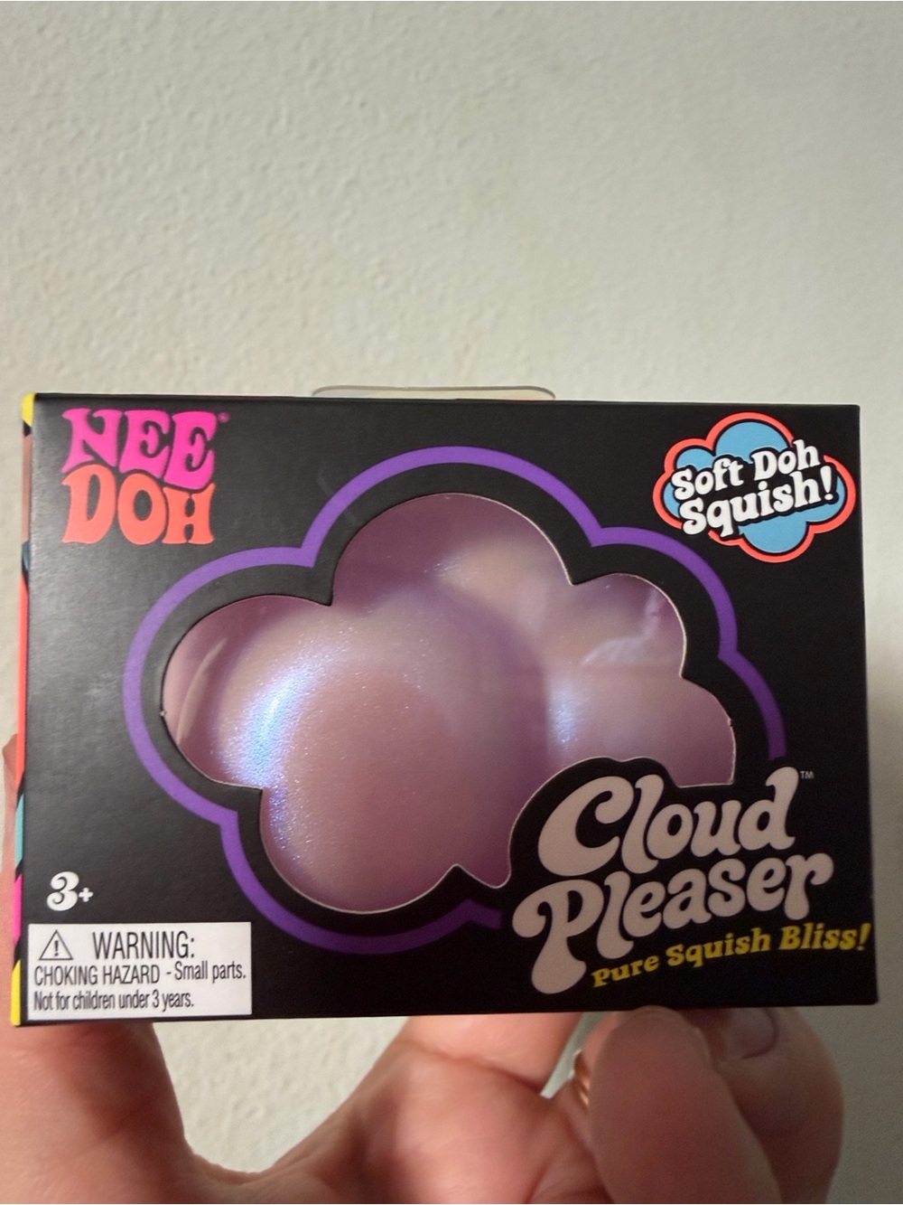 Nee Doh Cloud Pleaser Pink/Purple Soft Squish Toy-TRENDING